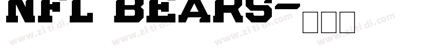 NFL Bears字体转换